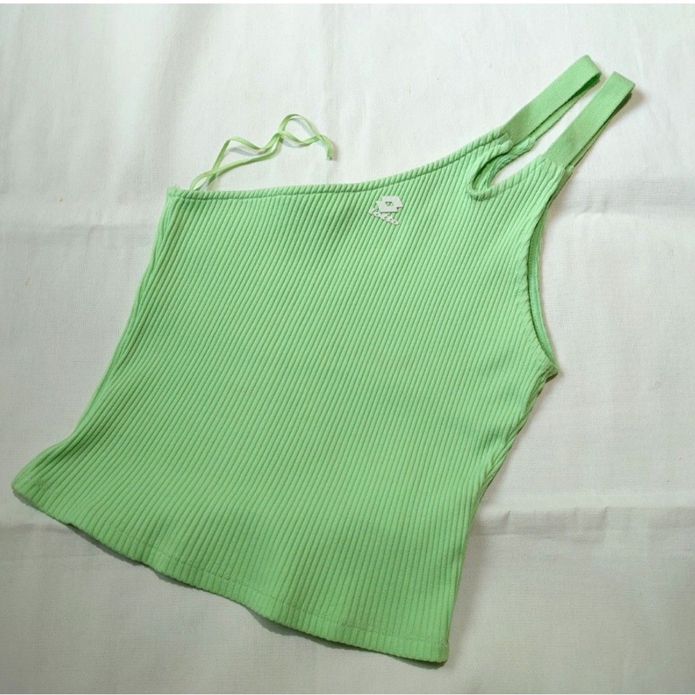 Zara Top x Lotto tank top asymmetrical strappy